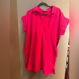 NWT | Coastal Comfort | Size large | beach cover up | cotton dress